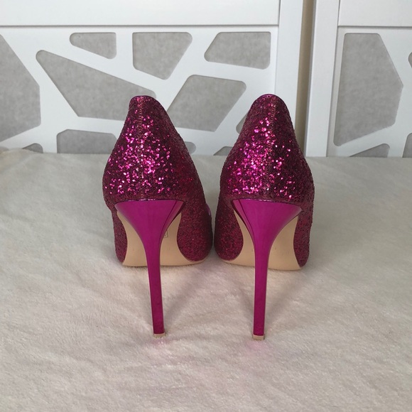 Mackin J Pink Glitter Pumps - Picture 5 of 6